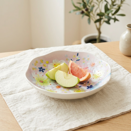 Floral Porcelain Plate
